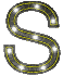 Example badge from the glitter-text collection