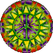 Example badge from the peace-signs collection