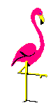 Example badge from the flamingos collection