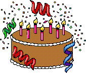 Example badge from the birthday collection