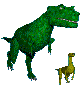 Example badge from the dinosaurs collection