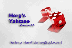 Herg's Yahtzee for Gameboy Advance
